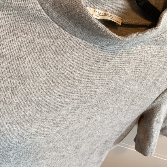Zara grey short sleeve shirt - Picture 3 of 3